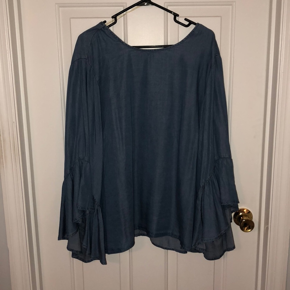 Charlotte Russe Plus jean top